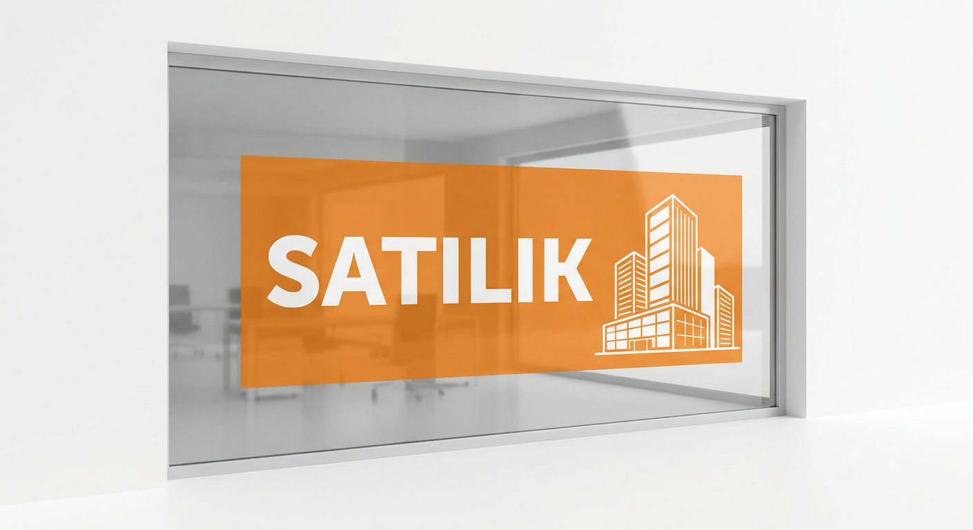 Büyük Vitrin Stickeri 100×150 cm
